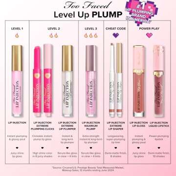 Too Faced Lip Injection Extreme Lip Plumper | Long Lasting Lip Plumping Serum, 0.14 Fl Oz, Pink Punch
