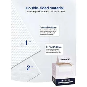 Eco-friendly Viscose Disposable Face Towels for All Skins