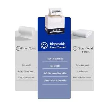 Eco-friendly Viscose Disposable Face Towels for All Skins