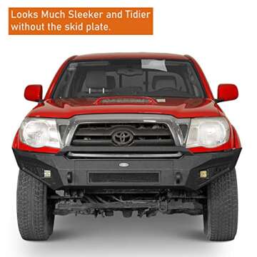 Hooke Road Offroad Front Bumper for 2005-2011 Toyota Tacoma