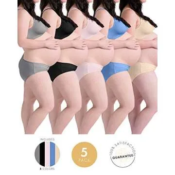 Kindred Bravely Comfort Maternity Bikini Underwear 5-Pack