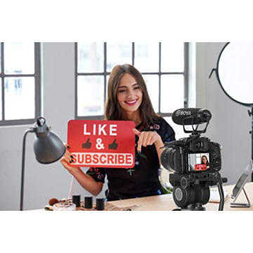 BOYA BY-BM2021 Super-Cardioid Shotgun Mic for Video & Interviews