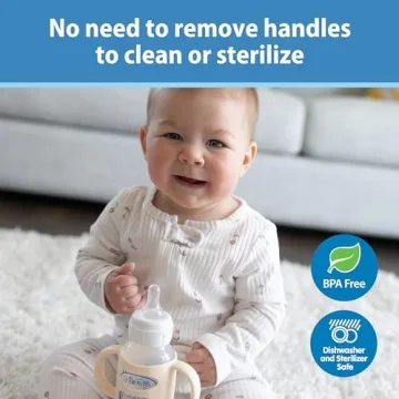 Dr. Brown's Milestones Sippy Bottle with Silicone Handles