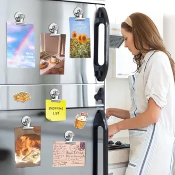 WUDIME Heavy Duty Magnetic Clips for Home Office Classroom