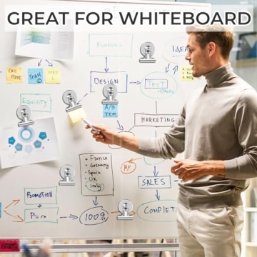 WUDIME Heavy Duty Magnetic Clips for Home Office Classroom