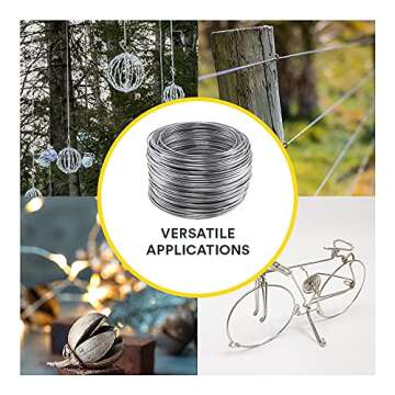 OOK Galvanized Steel Hobby Wire (#18) 110'