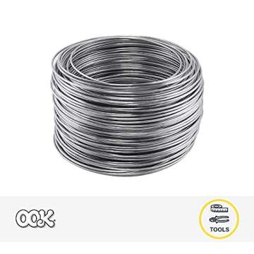 OOK Galvanized Steel Hobby Wire (#18) 110'