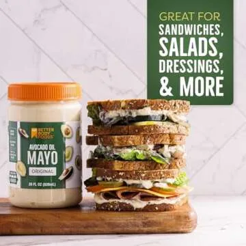 BetterBody Foods Avocado Oil Mayonnaise for Healthy Meals