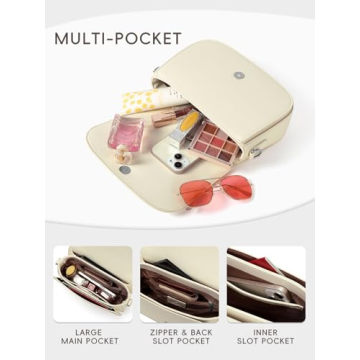 CLUCI Vegan Leather Crossbody Bag Women Stylish Functional