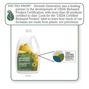 Seventh Generation Lemon Auto Dishwasher Gel, 70 OZ