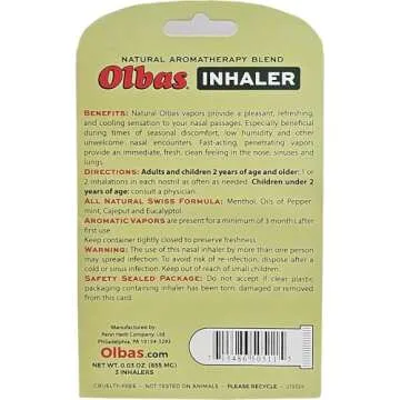 Olbas Inhaler: Natural Aromatherapy with Essential Oils - 3-Pack