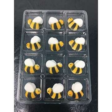 Oasis Supply Bees Cakes Decorations 16ct