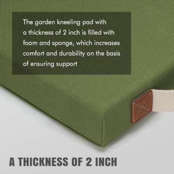 Large Knee Mat for Gardening and Home Repair Comfort