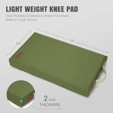 Large Knee Mat for Gardening and Home Repair Comfort
