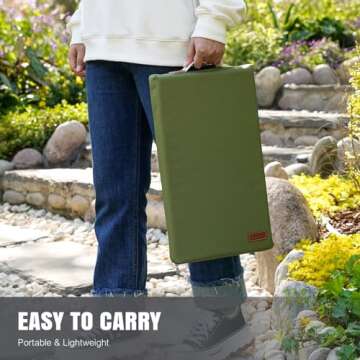 Large Knee Mat for Gardening and Home Repair Comfort