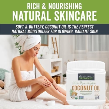 Viva Naturals Organic Coconut Oil Unrefined 54 oz