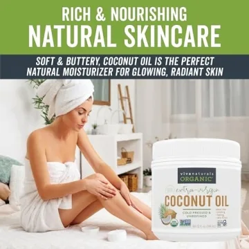 Viva Naturals Organic Coconut Oil Unrefined 54 oz