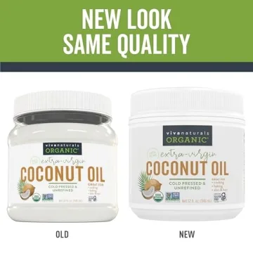 Viva Naturals Organic Coconut Oil Unrefined 54 oz