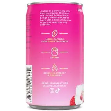 AminoLean Energy Drink MINIS - Sugar-Free Natural Boost