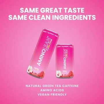 AminoLean Energy Drink MINIS - Sugar-Free Natural Boost