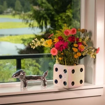 Unique Disco Weiner Dog Statue for Home Decor