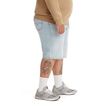 Levi's Men's 569 Loose Straight Denim Shorts (Also Available, Morning Fog, 46 Big Tall