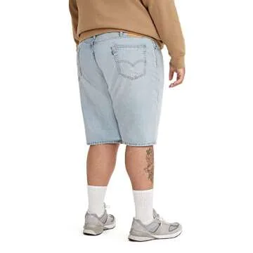 Levi's Men's 569 Loose Straight Denim Shorts (Also Available, Morning Fog, 46 Big Tall