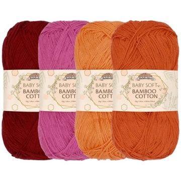 Soft Bamboo Cotton Yarn for All Baby & Craft Projects