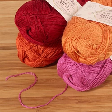 Soft Bamboo Cotton Yarn for All Baby & Craft Projects