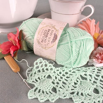 Soft Bamboo Cotton Yarn for All Baby & Craft Projects