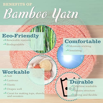 Soft Bamboo Cotton Yarn for All Baby & Craft Projects