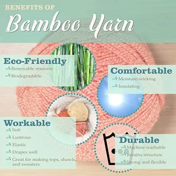 Soft Bamboo Cotton Yarn for All Baby & Craft Projects