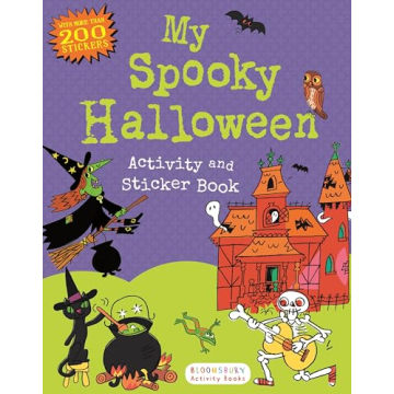 My Spooky Halloween Activity and Sticker Book - Fun for Kids!