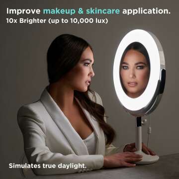 Ilios Lighting Beauty Ring Light for Makeup Artists