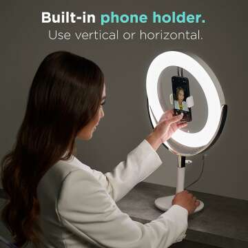 Ilios Lighting Beauty Ring Light for Makeup Artists