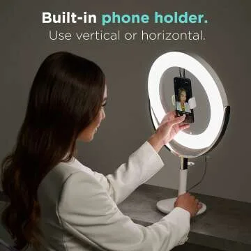 Ilios Lighting Beauty Ring Light for Makeup Artists