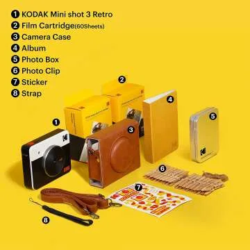 Kodak Mini Shot 3 Retro Bundle – Instant Printing Camera