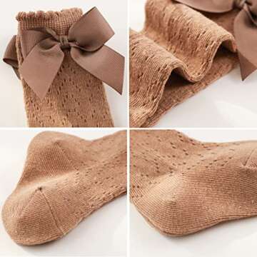 Colorful Childhood Baby Girls Knee High Socks - Adorable & Soft