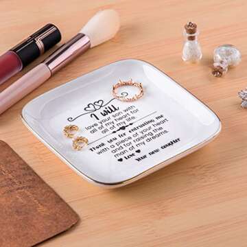 Kaidouma Mother of the Groom Gifts from Bride - Wedding Gifts for Mother in Law - Ceramic Jewelry Ho...