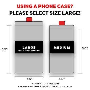 PHOOZY Thermal Phone Case for Cold Weather | Insulated Phone Pouch Extends Battery Life 3X | Snow-Proof & Water-Resistant | Snowboard & Skiing Accessories | Seen on SHARK TANK (Apollo Silver - Medium)