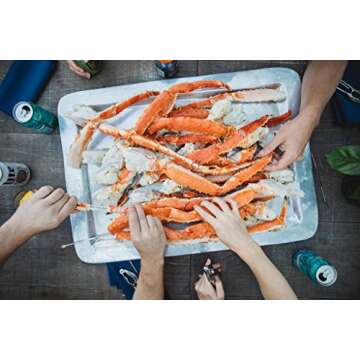 Alaskan King Crab: Colossal Red King Crab Legs (3 LBS) - Overnight Shipping Monday-Thursday