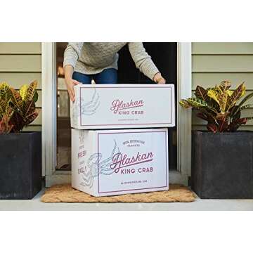 Alaskan King Crab: Colossal Red King Crab Legs (3 LBS) - Overnight Shipping Monday-Thursday