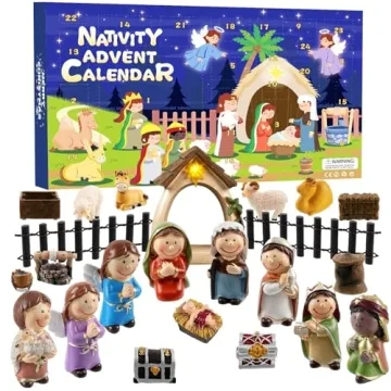 Nativity Advent Calendar 2024 - 24 Days of Christmas Fun for Kids
