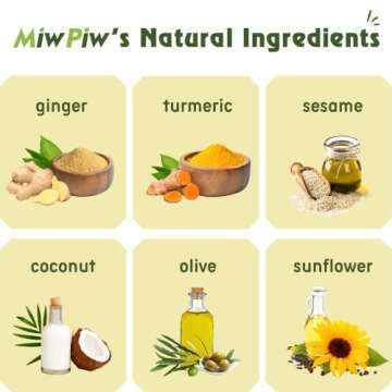 Miw Piw Ginger Soap Lymphatic Drainage Pack 3 - Anti-Cellulite Skin Tightening - Natural Ingredients Detox Soaps for Deep Clean Shower, Detoxification, Rejuvenating