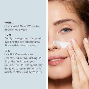 Nip + Fab Glycolic Acid Fix Face Scrub with Salicylic Acid, AHA/BHA Exfoliating Facial Cleanser Polish for Refining Pores Skin Brightening, 75 ml 2.5 fl oz