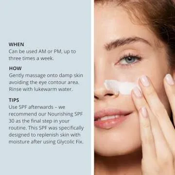 Nip + Fab Glycolic Acid Fix Face Scrub with Salicylic Acid, AHA/BHA Exfoliating Facial Cleanser Polish for Refining Pores Skin Brightening, 75 ml 2.5 fl oz