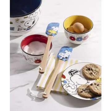 Lenox 897217 Snoopy Valentine's Day Accent Plates, Set of 4, Assorted