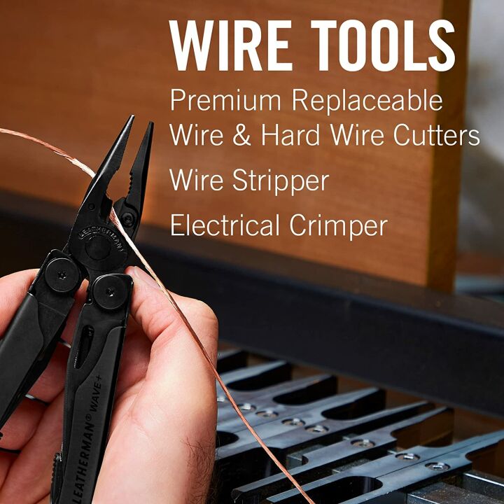 LEATHERMAN Wave Plus Multitool with Premium Features