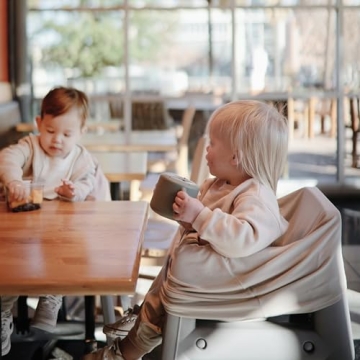 Mushie Silicone Snack Cup for Toddlers - Spill Proof Food Container