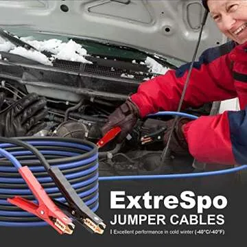 Premium Heavy Duty 20FT Jumper Cables with Accessories